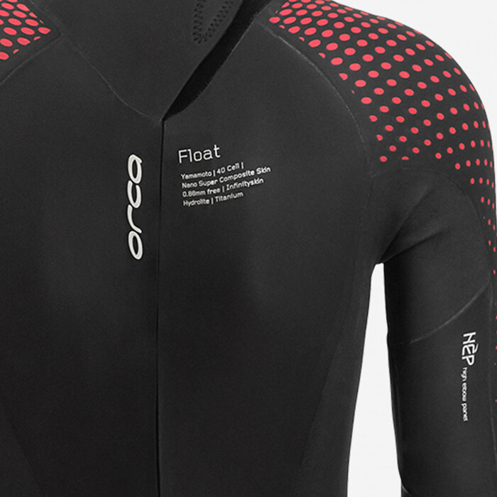 2024 Orca Womens Apex Float Triathlon Wetsuit MN53 - Red Buoyancy